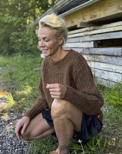 Lene Beier x Lind - LBKaffetid Strik - Brown